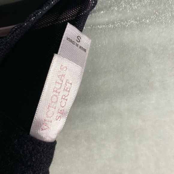 Vintage Victoria’s Secret sheer SEXY black and pink corset top - Picture 4 of 4